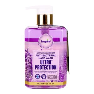Inspire Soothing Lavender Anti Bacterial Hand Wash 550 ML