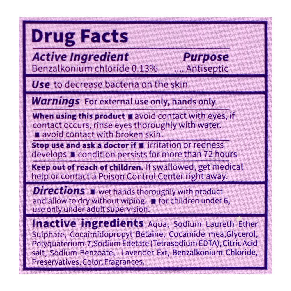 Inspire Soothing Lavender Anti Bacterial Hand Wash 550 ML