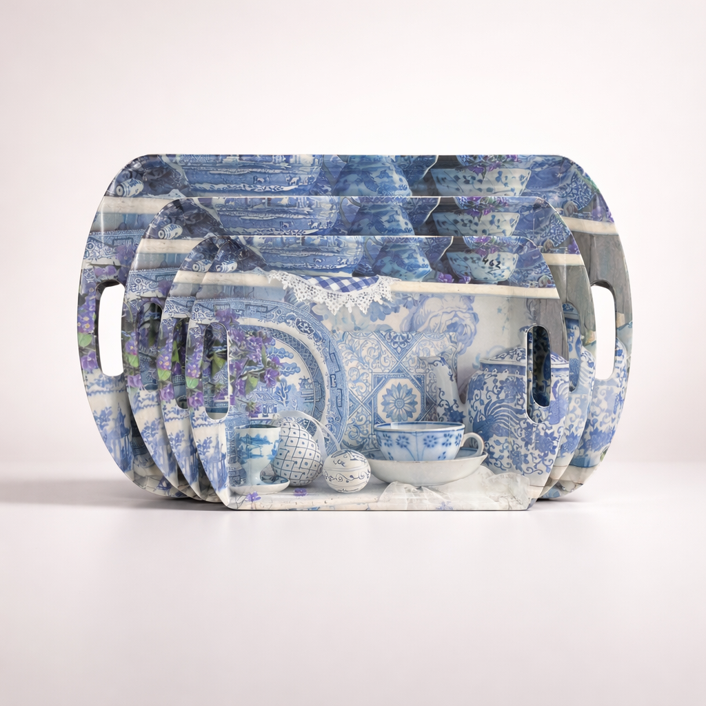 Premium Rectangle Serving Tray with Handles – Durable & Elegant Multipurpose Serving Tray