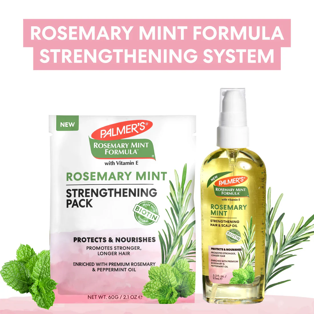 Rosemary Mint Strengthening Hair & Scalp Oil