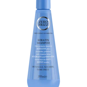 Zero Frizz – Keratin Shampoo For Soft & Shiny Hair – 355ml