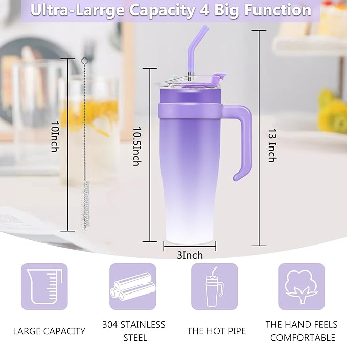 Tumbler Mug – 1200ML Large Capacity Travel Cup