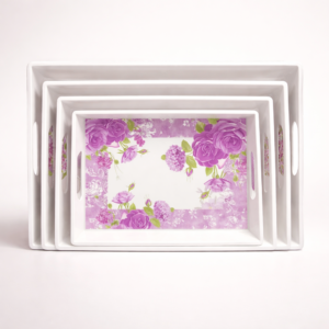 Premium Melamine Serving Tray – Durable, Lightweight & Elegant Multipurpose Tray for Home