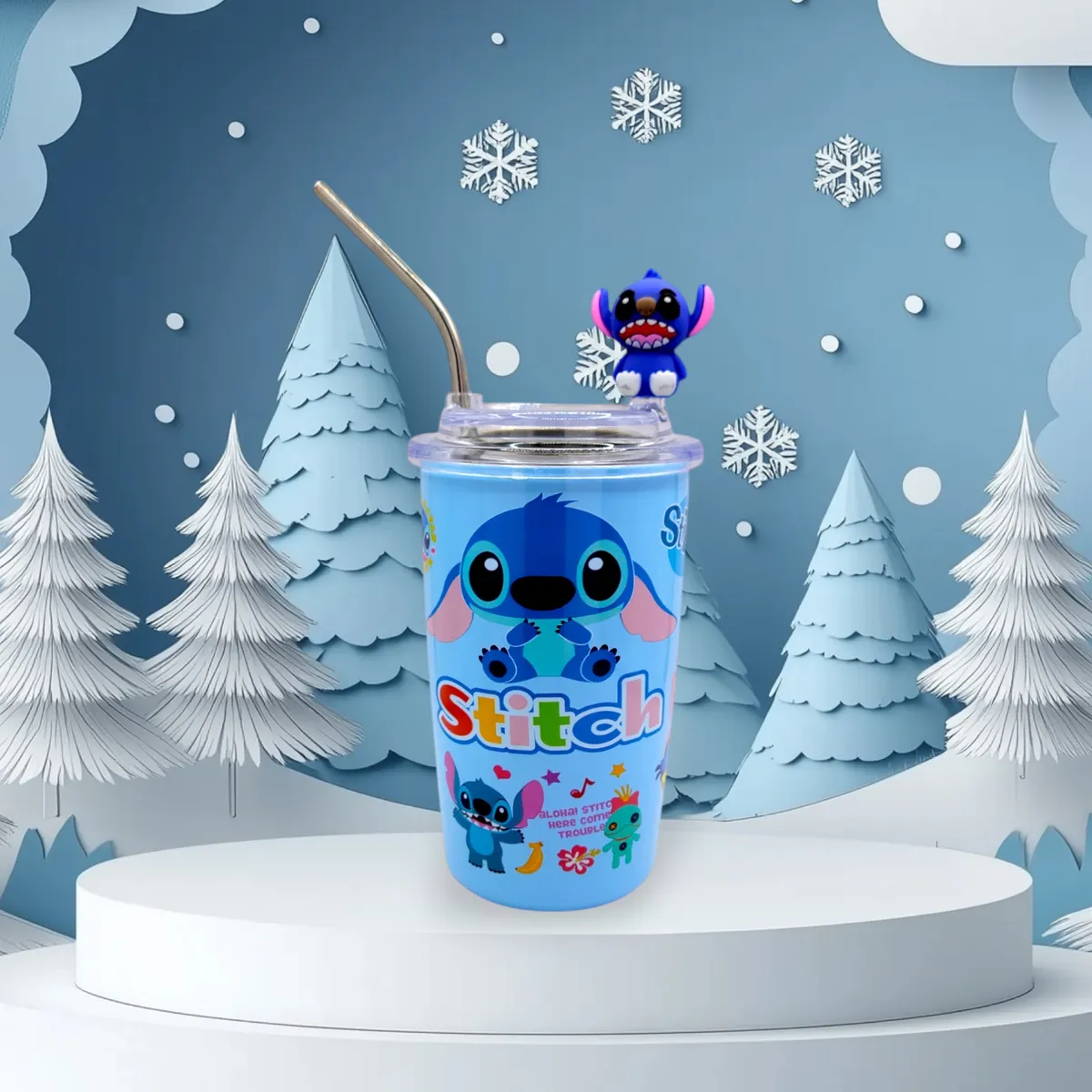 Stainless steel cups Stitch