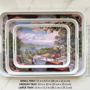 Premium Rectangle Serving Tray – Elegant & Durable Multipurpose Serving Platter for Home & Guests