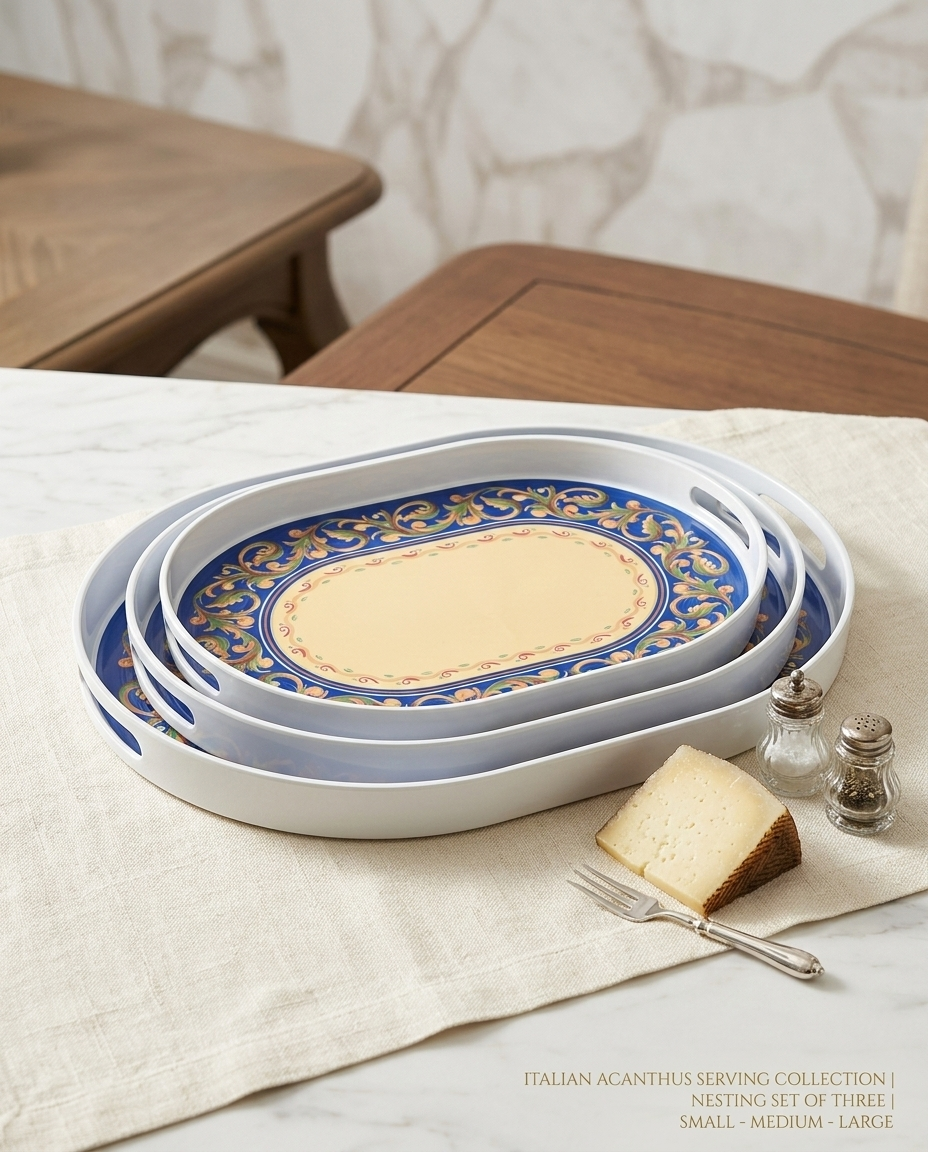 Elegant Oval Serving Tray – Durable & Stylish for Home & Parties