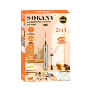 SOKANY 2IN1 USB ELECTRIC MILK FROTHER SK-02018