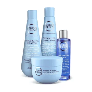 Zero Frizz Triple Butter 4-Piece Hair Care Set