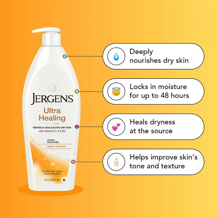 Jergens Ultra Healing Extra Dry Skin Moisturizer Lotion (400ml)