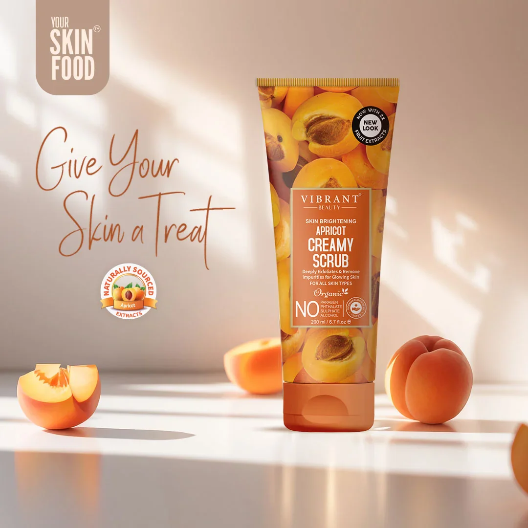 Vibrant Beauty Apricot Creamy Scrub (200ml)