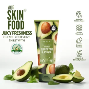 Vibrant Beauty Avocado Detoxifying Clay Mask (200ml)