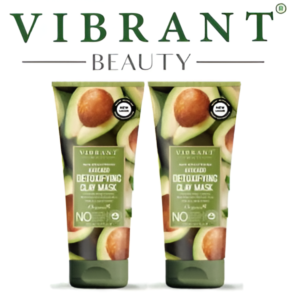 Vibrant Beauty Avocado Detoxifying Clay Mask (200ml) Combo Pack