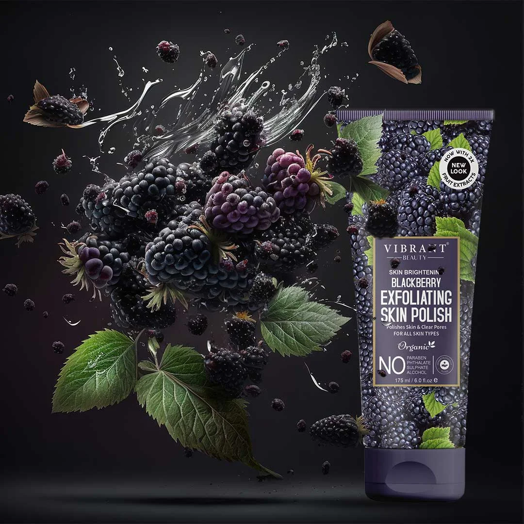 Vibrant Beauty Blackberry Exfoliating Skin Polish (200ml)