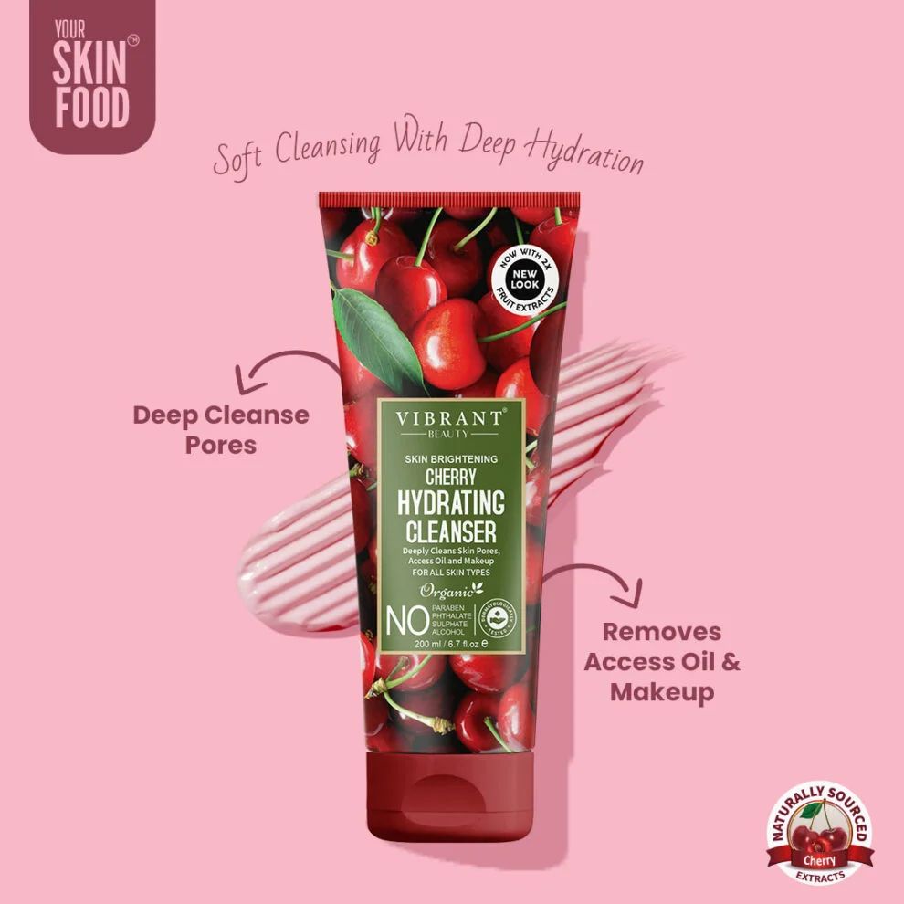 Vibrant Beauty Cherry Hydrating Cleanser (200ml)