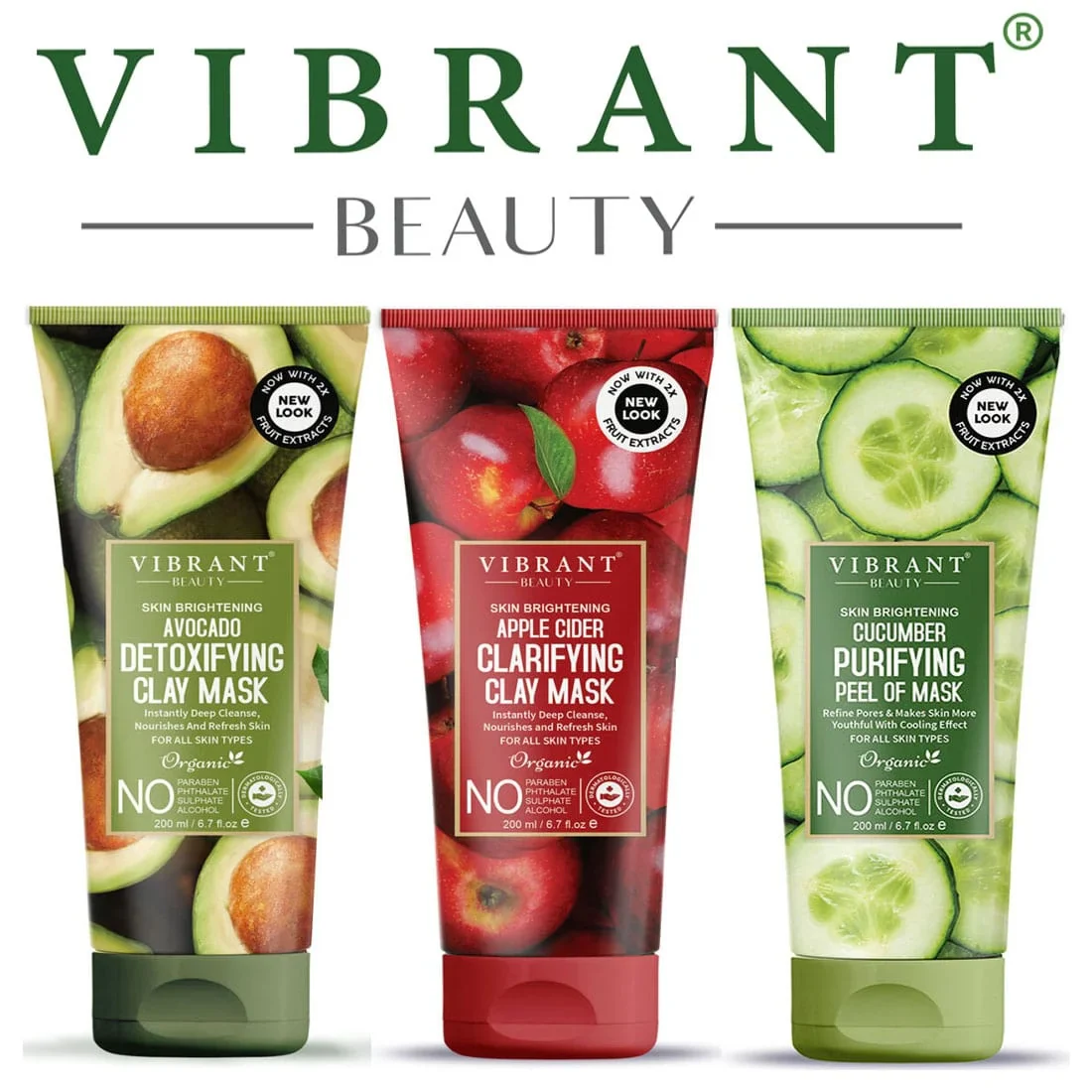 Vibrant Beauty Face Masks Deal (Pack of 3)