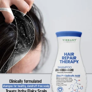 Vibrant Beauty Hair Repair Therapy Shampoo Anti Dandruff (Zinc P + Salicylic Acid) (400ml)