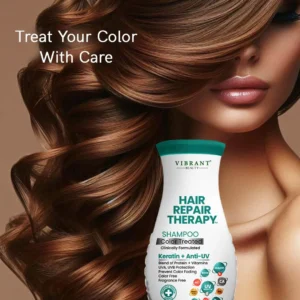 Vibrant Beauty Hair Repair Therapy Shampoo Color Treated (Keratin + Anti-UV) (400ml)