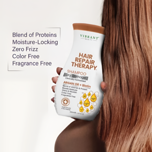 Vibrant Beauty Hair Repair Therapy Shampoo Dry Damage (Argan Oil + Biotin) (400ml)