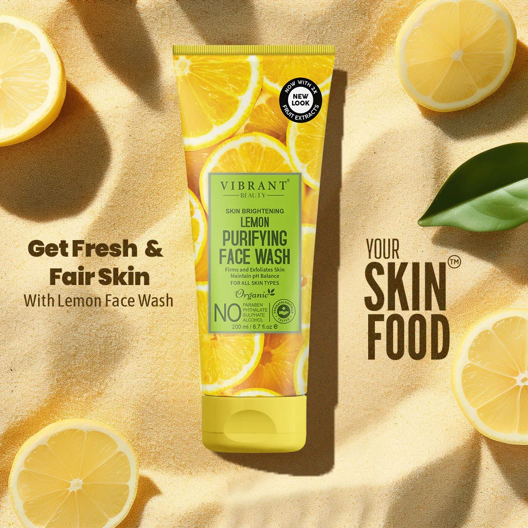 Vibrant Beauty Lemon Purifying Face Wash (200ml)