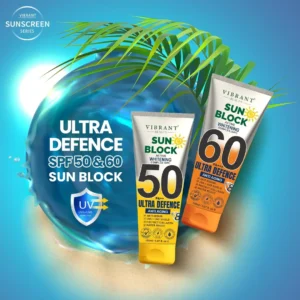 Vibrant Beauty Sunblock SPF-50 & SPF-60 (150ml) Combo Pack