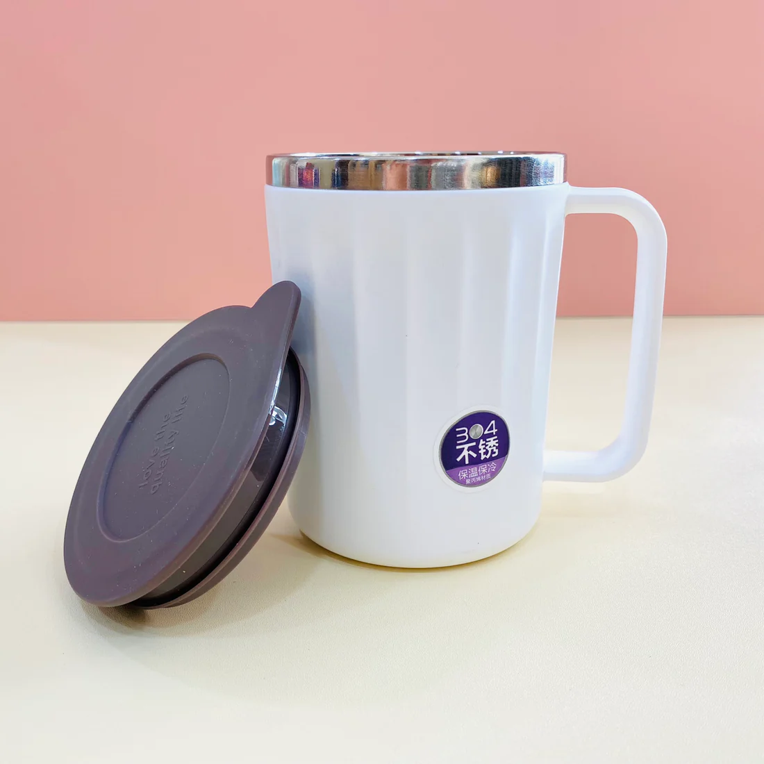 Insulated Stainless Steel Mug – 400ML Thermal Travel Cup