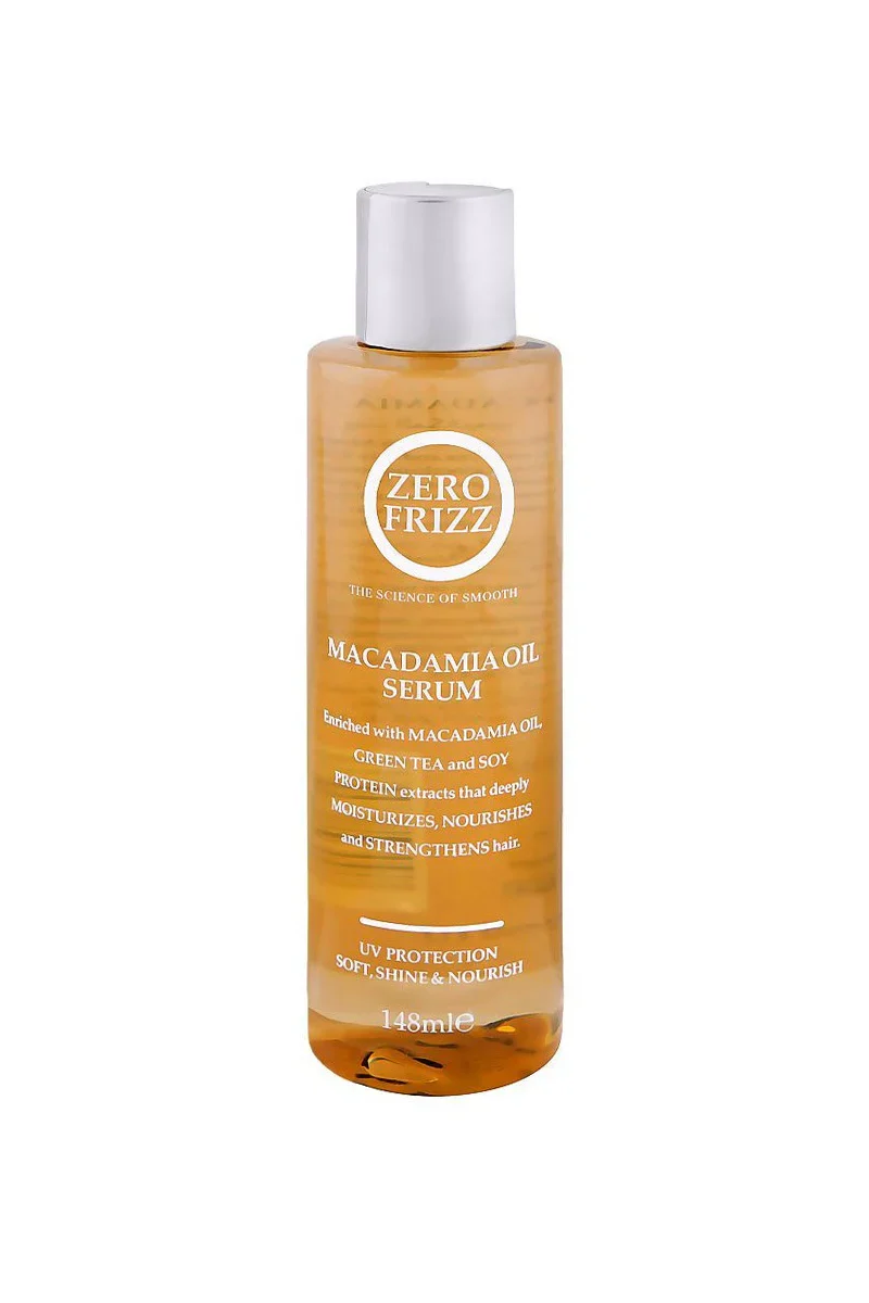 Zero Frizz Macadamia Oil Hair Serum, UV Protection, For Soft & Nourish, 148ml