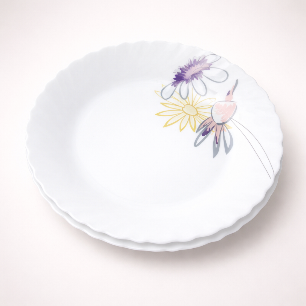 Round Dinner Plates Set – Premium Quality Dining Plates for Home Kitchen