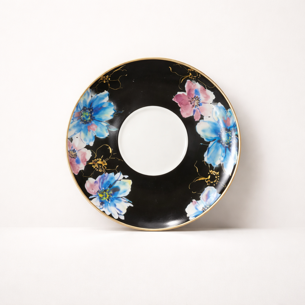 Elegant Round 6 Pcs Cup & Saucer Set – Premium Tea & Coffee Cups Set for Home, Office & Guests