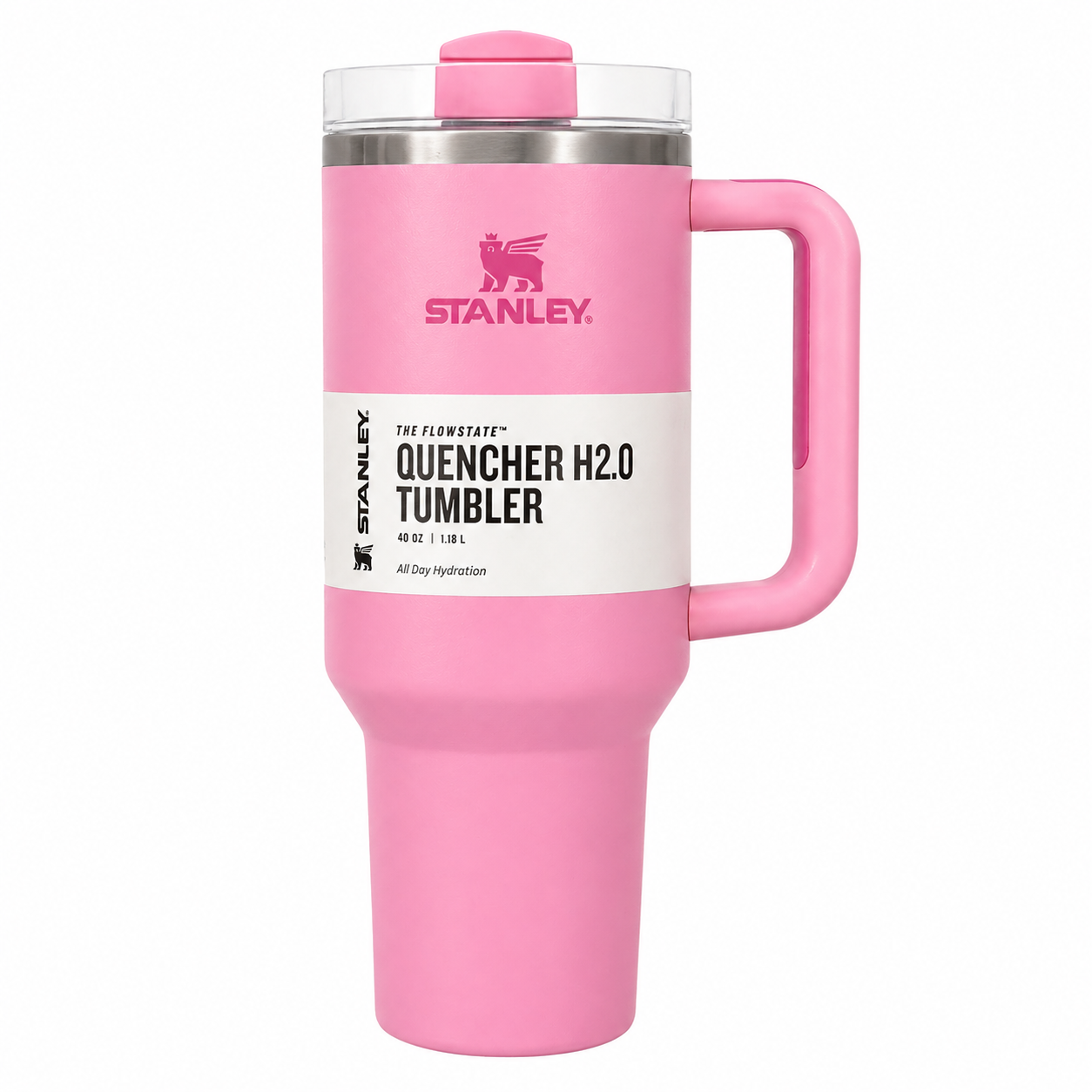 Stanley Insulated Tumbler with Handle & Straw | Leakproof Travel Mug | Cold & Hot Drink Cup (Stanley Style)