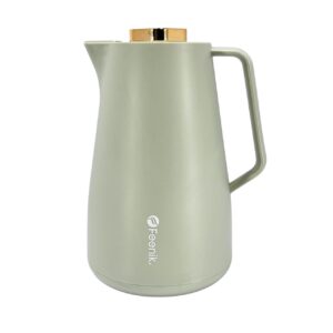 HG 100G Pink Glass Vacuum Jug 1.0L – Elegant Thermal Flask for Hot & Cold Drinks